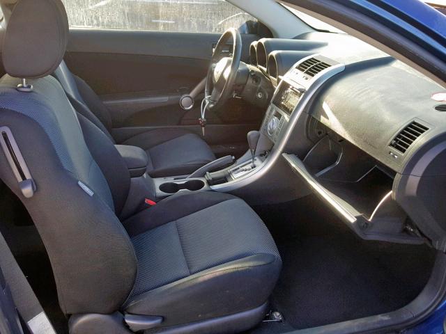 JTKDE167X80256535 - 2008 TOYOTA SCION TC ლურჯი ფოტო 5