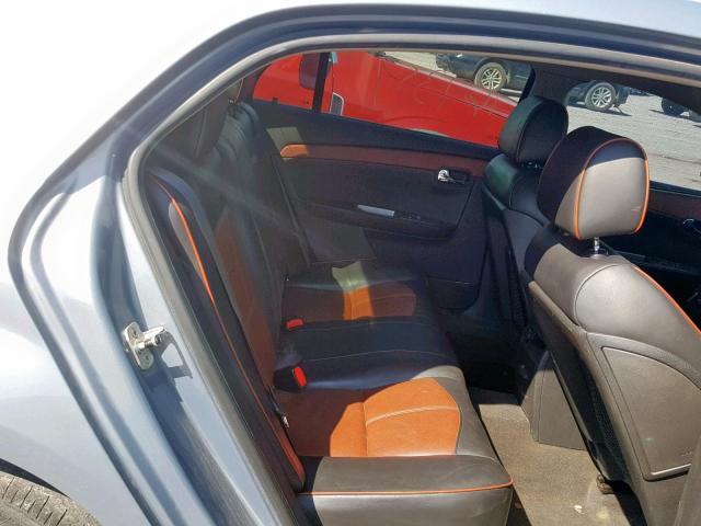 1G1ZK577284253870 - 2008 CHEVROLET MALIBU LTZ ნაცრისფერი ფოტო 6