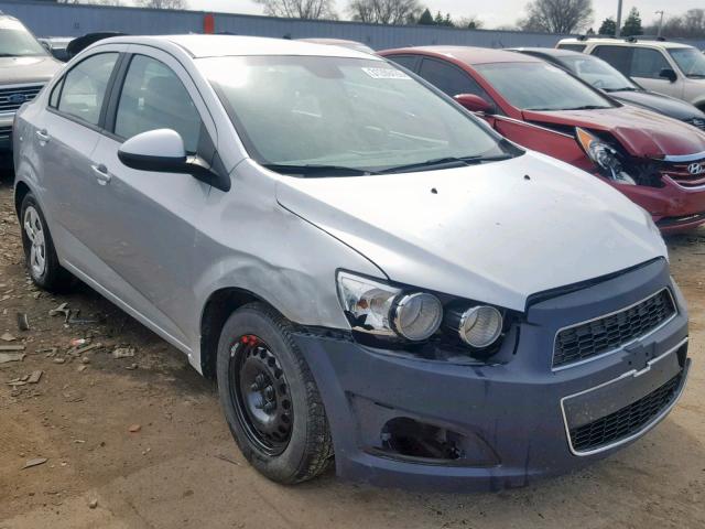 1G1JB5SH0D4135338 - 2013 CHEVROLET SONIC LS SILVER photo 1