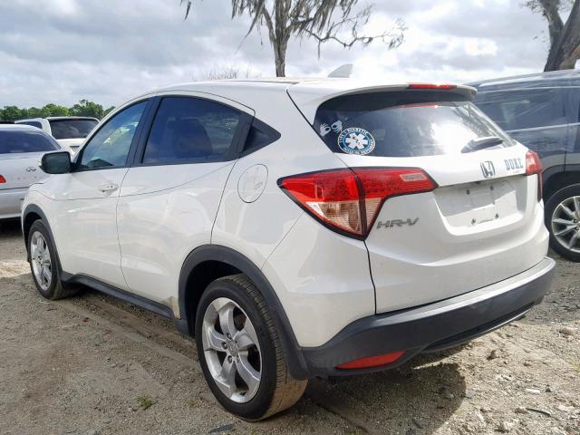 3CZRU5G55GM704254 - 2016 HONDA HR-V EX WHITE photo 3