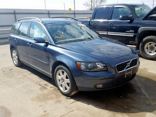 YV1MJ682052090022 - 2005 VOLVO V50 T5 BLUE photo 1