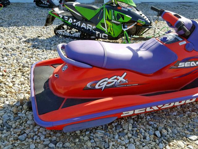 ZZNG5733B898 - 1998 SEAD JETSKI RED photo 6