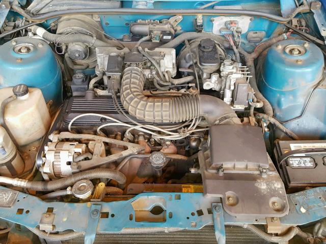 1G1JC5444N7156796 - 1992 CHEVROLET CAVALIER V TEAL photo 7