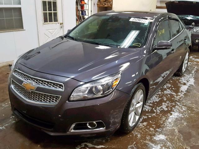 1G11H5SA0DF168054 - 2013 CHEVROLET MALIBU LTZ GRAY photo 2