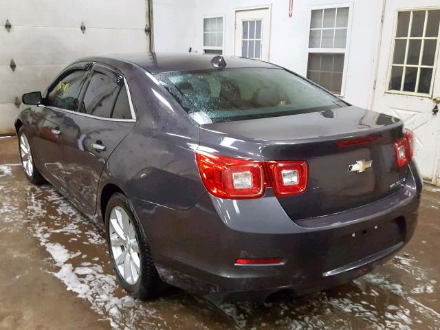 1G11H5SA0DF168054 - 2013 CHEVROLET MALIBU LTZ GRAY photo 3