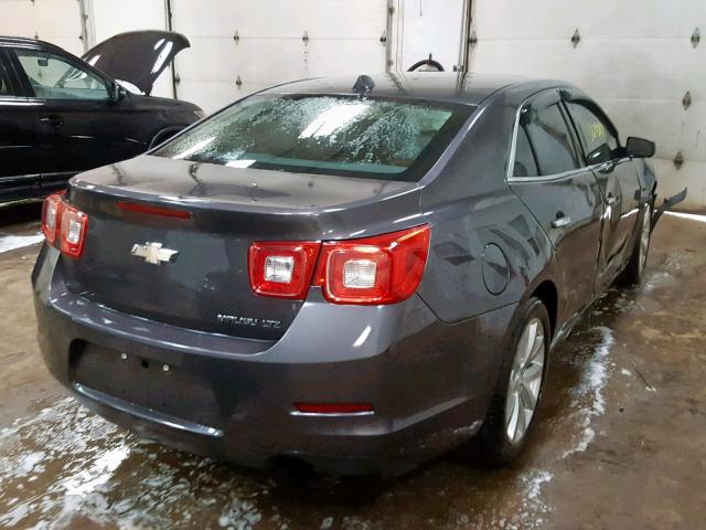 1G11H5SA0DF168054 - 2013 CHEVROLET MALIBU LTZ GRAY photo 4