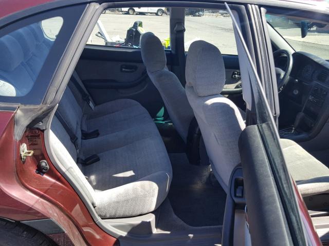 4S3BE635517203267 - 2001 SUBARU LEGACY L BURGUNDY photo 6