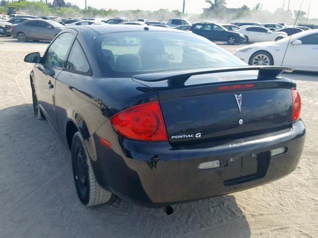 1G2AL18F587188452 - 2008 PONTIAC G5 BLACK photo 3