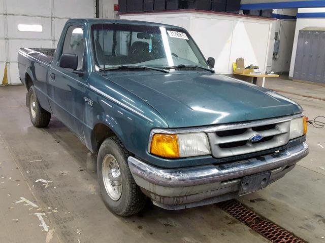 1FTCR10U6SPA26365 - 1995 FORD RANGER GREEN photo 1