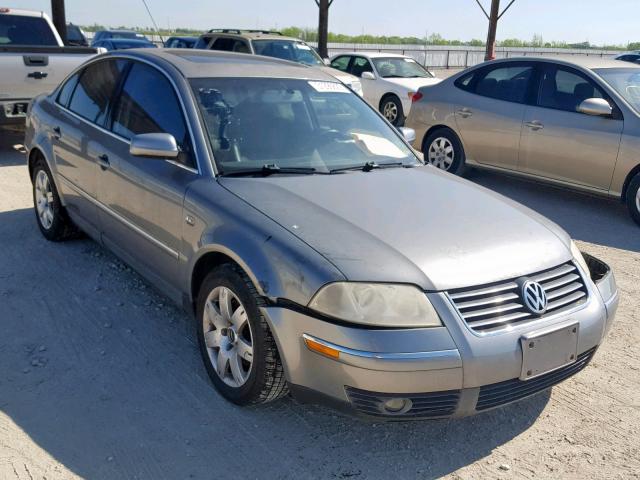 WVWRH63B73P389022 - 2003 VOLKSWAGEN PASSAT GLX SILVER photo 1