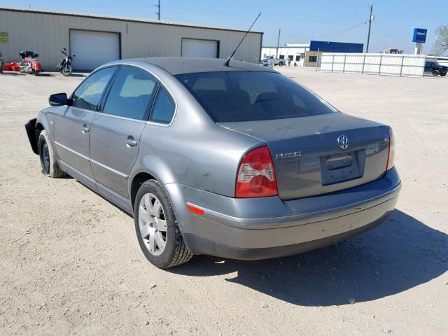 WVWRH63B73P389022 - 2003 VOLKSWAGEN PASSAT GLX SILVER photo 3