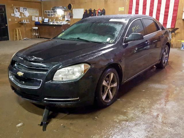 1G1ZJ57B09F142893 - 2009 CHEVROLET MALIBU 2LT BLACK photo 2