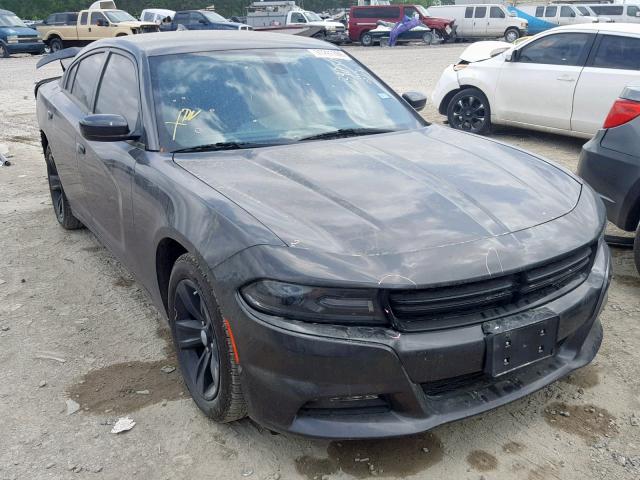 2C3CDXHG0HH641866 - 2017 DODGE CHARGER SX GRAY photo 1