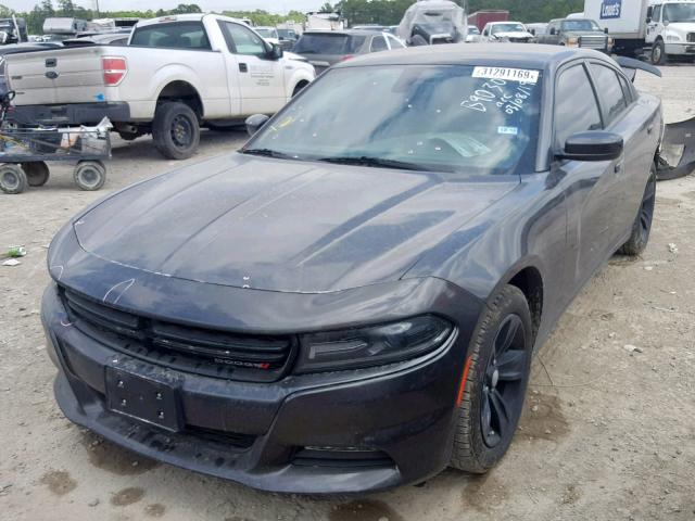 2C3CDXHG0HH641866 - 2017 DODGE CHARGER SX GRAY photo 2