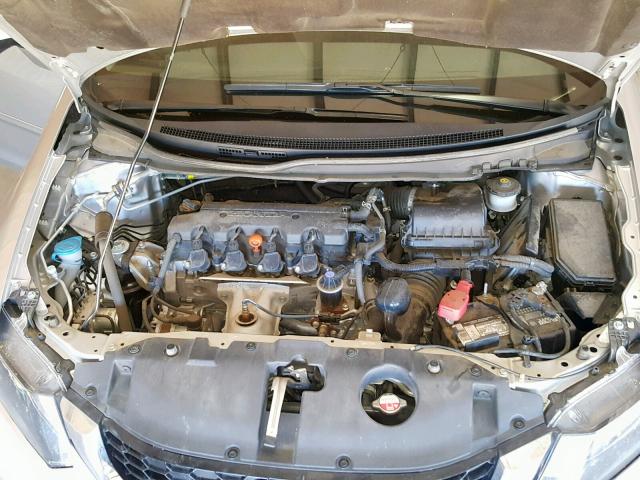 19XFB2F92EE036969 - 2014 HONDA CIVIC EXL SILVER photo 7