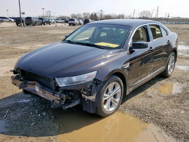 1FAHP2E80EG141969 - 2014 FORD TAURUS SEL BLACK photo 2