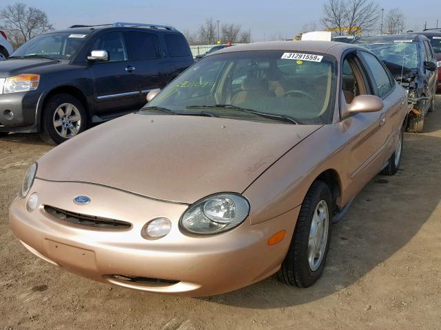 1FALP52U3TG211099 - 1996 FORD TAURUS GL BROWN photo 2