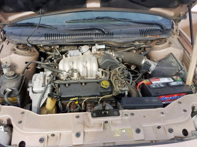 1FALP52U3TG211099 - 1996 FORD TAURUS GL BROWN photo 7