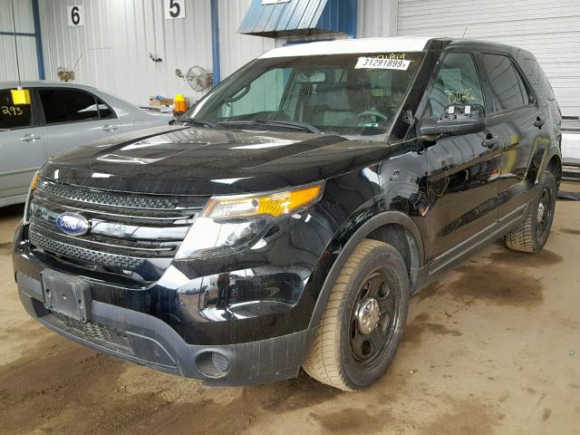 1FM5K8AR8EGA50344 - 2014 FORD EXPLORER P BLACK photo 2