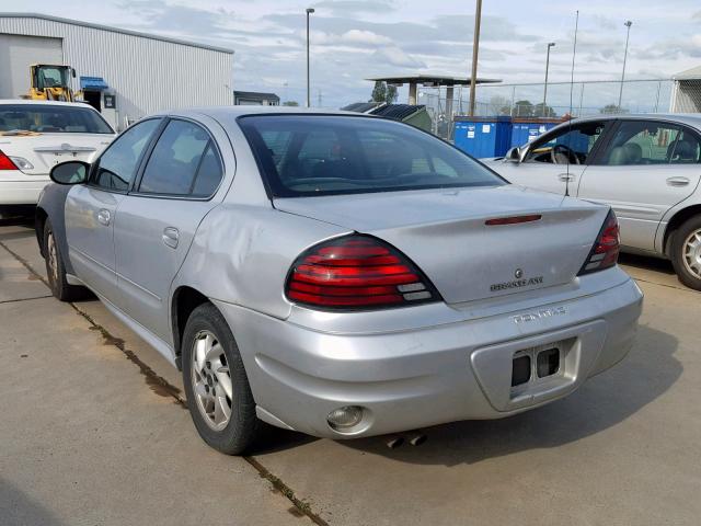 1G2NF52E74M582305 - 2004 PONTIAC GRAND AM S SILVER photo 3