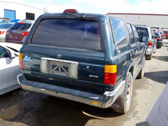 JT3VN39W4R8060415 - 1994 TOYOTA 4RUNNER VN GREEN photo 4