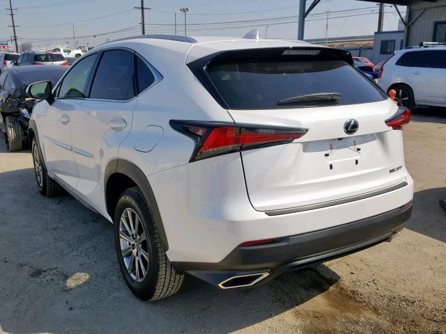 JTJYARBZ0K2121891 - 2019 LEXUS NX 300 WHITE photo 3