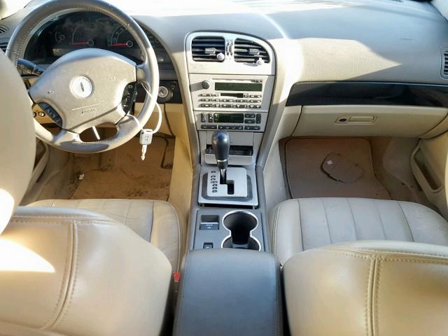 1LNHM86S55Y635721 - 2005 LINCOLN LS თაფლისფერი ფოტო 9