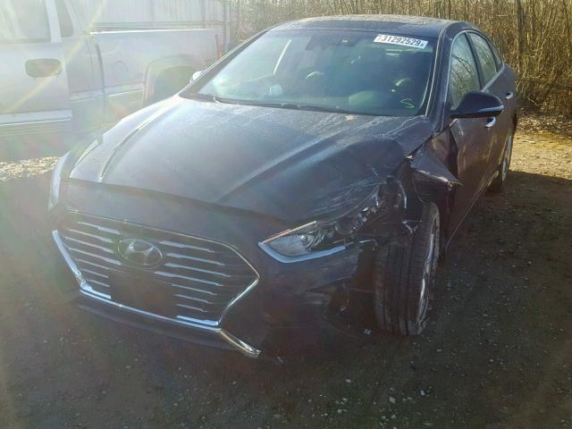 5NPE34AF7JH685464 - 2018 HYUNDAI SONATA SPO BLACK photo 2