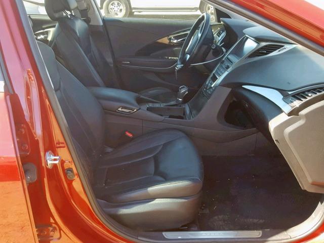 KMHFH4JG7EA414377 - 2014 HYUNDAI AZERA GLS RED photo 5