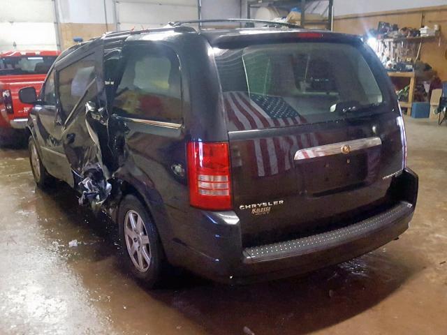 2A4RR5D15AR301037 - 2010 CHRYSLER TOWN & COU BLACK photo 3