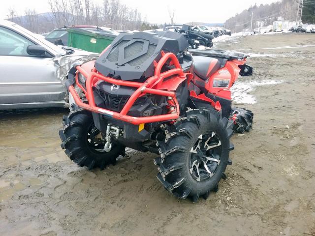 3JBLWAU44JJ000830 - 2018 CAN-AM OUTLANDER ORANGE photo 2