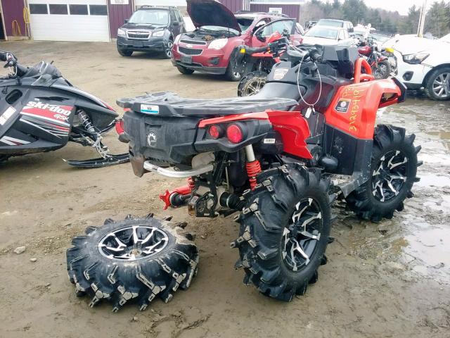 3JBLWAU44JJ000830 - 2018 CAN-AM OUTLANDER ORANGE photo 4