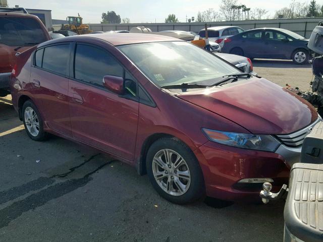 JHMZE2H74AS021007 - 2010 HONDA INSIGHT BURGUNDY photo 1