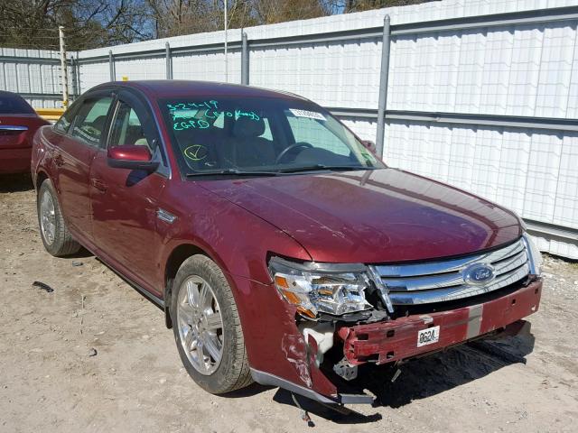 1FAHP24WX8G141000 - 2008 FORD TAURUS SEL MAROON photo 1