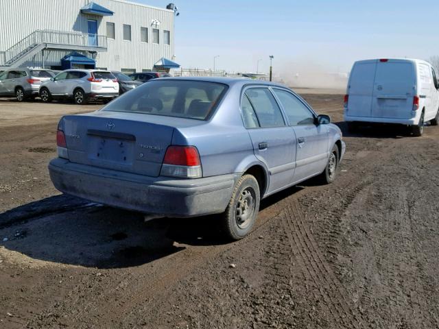 JT2BC53LXW0311343 - 1998 TOYOTA TERCEL CE BLUE photo 4