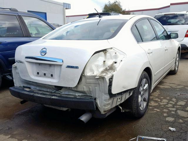 1N4CL21E99C153391 - 2009 NISSAN ALTIMA HYB WHITE photo 4