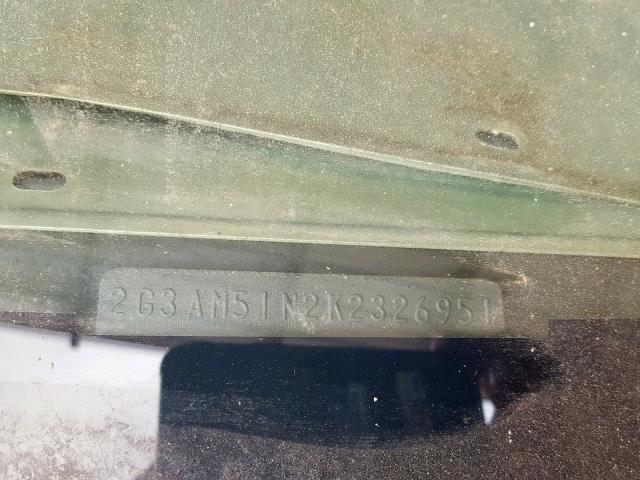 2G3AM51N2K2326951 - 1989 OLDSMOBILE CUTLASS CI ნაცრისფერი ფოტო 10