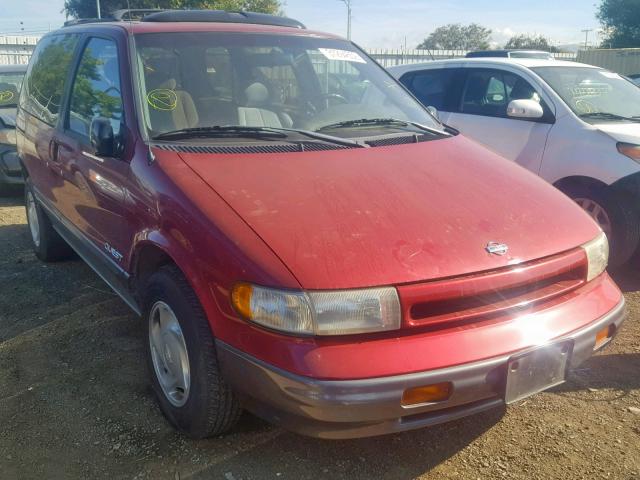 4N2DN11WXPD807993 - 1993 NISSAN QUEST GXE RED photo 1
