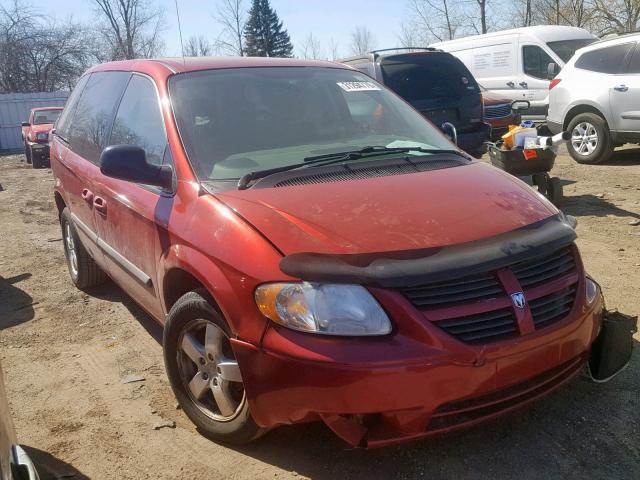 1D4GP45RX6B748036 - 2006 DODGE CARAVAN SX RED photo 1