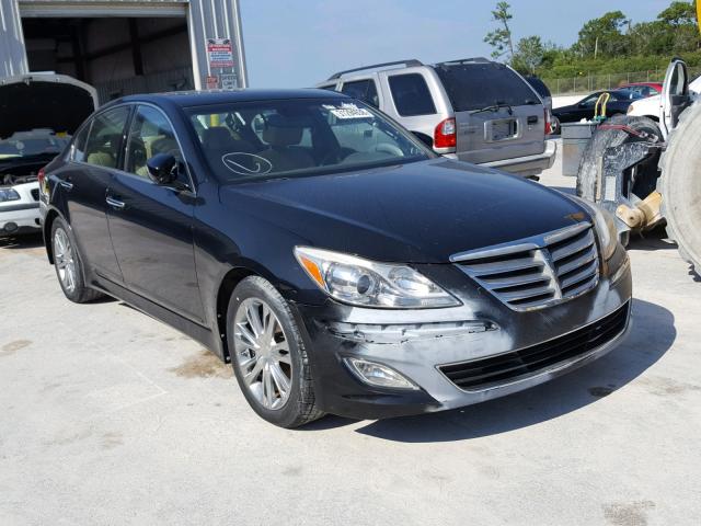 KMHGC4DDXDU213283 - 2013 HYUNDAI GENESIS 3. BLACK photo 1