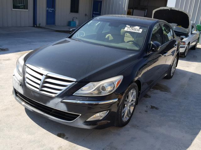 KMHGC4DDXDU213283 - 2013 HYUNDAI GENESIS 3. BLACK photo 2