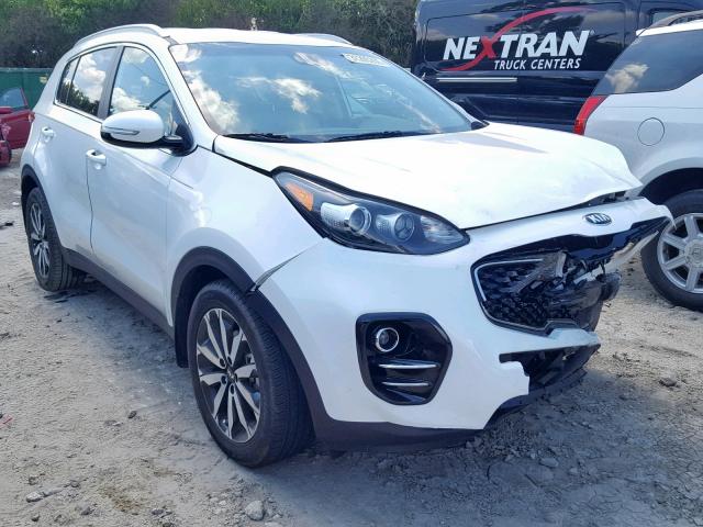 KNDPN3AC6K7530266 - 2019 KIA SPORTAGE E WHITE photo 1