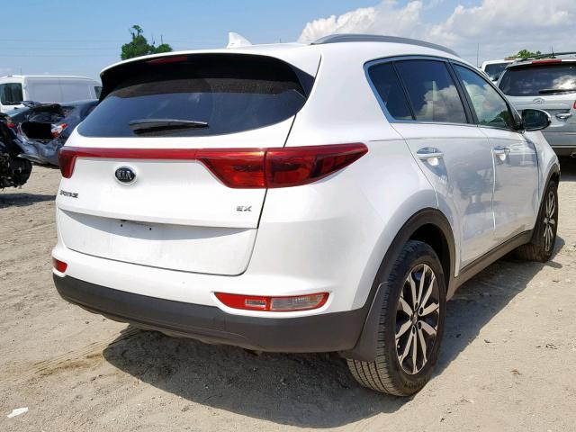 KNDPN3AC6K7530266 - 2019 KIA SPORTAGE E WHITE photo 4