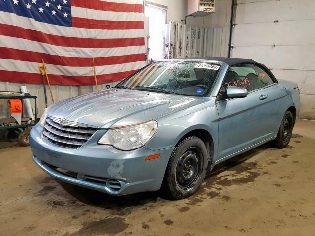 1C3LC55D39N544414 - 2009 CHRYSLER SEBRING TO BLUE photo 2