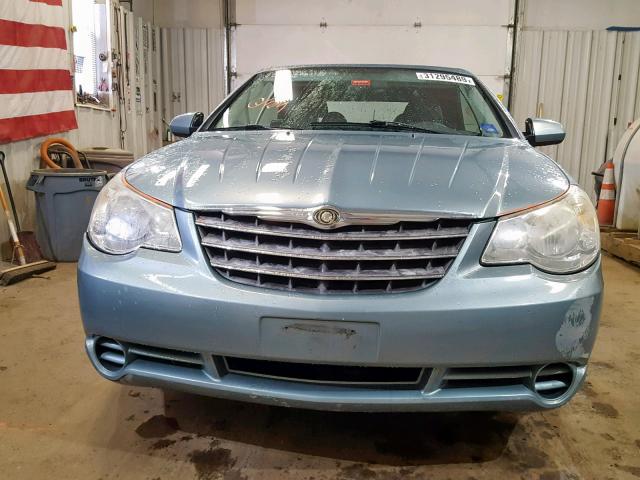 1C3LC55D39N544414 - 2009 CHRYSLER SEBRING TO BLUE photo 9