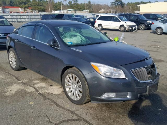 2G4GS5EVXD9175468 - 2013 BUICK REGAL PREM GRAY photo 1