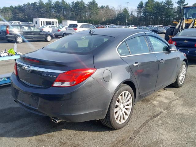 2G4GS5EVXD9175468 - 2013 BUICK REGAL PREM GRAY photo 4