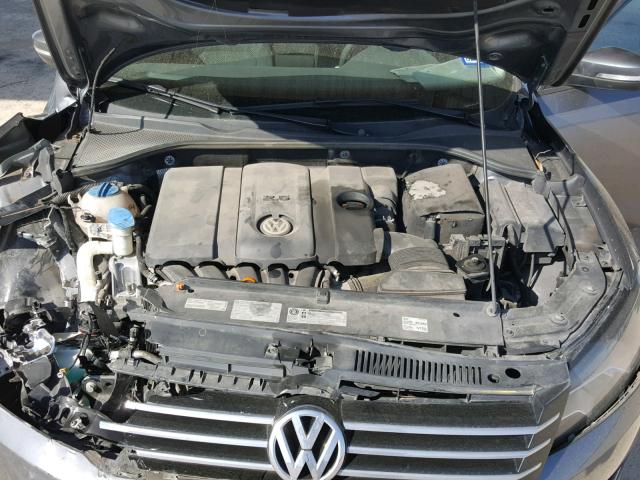 1VWAP7A32DC055259 - 2013 VOLKSWAGEN PASSAT S GRAY photo 7