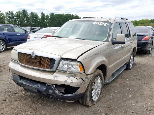 5LMEU68H74ZJ01277 - 2004 LINCOLN AVIATOR 棕色 照片 2