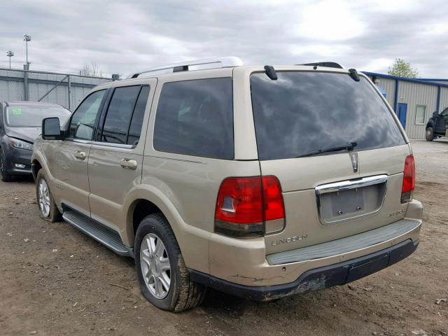 5LMEU68H74ZJ01277 - 2004 LINCOLN AVIATOR 棕色 照片 3